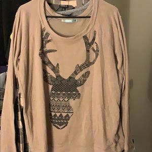 Maurice’s size l deer shirt